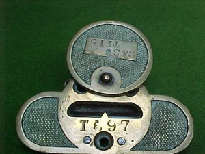 VINTAGE HINGED BRASS 4" ENGINEERS MACHINE LEVEL - Picture 1 of 6