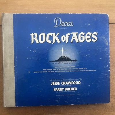 Rock of Ages Hymns Jesse Crawford Harry Breuer Decca ** Sleeve Only Foto 1 de 2