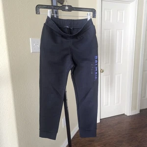 Balmain Black Sweatpants with Elastic Cuffs Kids Size 10A NWOT - Picture 1 of 10
