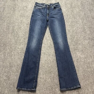 Levis Premium Jeans Womens 29 (26x33) Blue 725 High Rise Bootcut Denim Tall - Picture 1 of 17