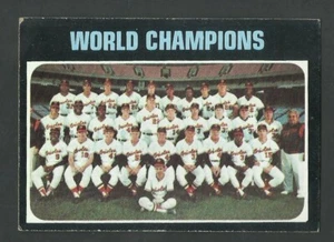 Baltimore Orioles Team World Champions 1971 Topps #1 Fair - Imagen 1 de 1