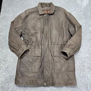 Leather Limited Men's Coat Brown Medium - Picture 1 of 23