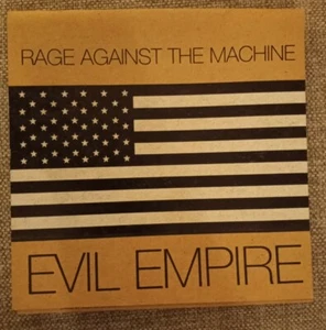 RAGE AGAINST THE MACHINE EVIL EMPIRE Advance Silkscreened NM 7 inch SCARCE 1995 - Picture 1 of 5