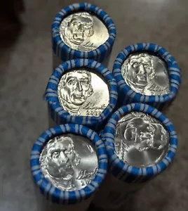 Three 2024 Nickel Rolls. Shotgun Rolls Direct From mint. Not Loomis. - Picture 1 of 3