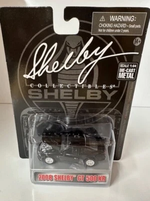 SHELBY COLLECTIBLES - SHELBY GT 2008 GT 500 KR 1/64 (BLACK) - Image 1 of 2