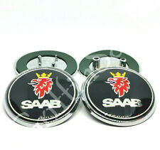 Saab 93 9-3 Saloon Black Badge Set Front & Rear Emblems 03-10 12785871 12844161