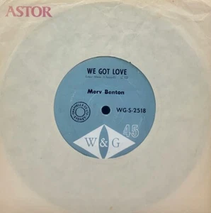 Merv Benton - We Got Love / Sell My Soul - 7" vinyl single record Australia 1964 - Picture 1 of 2