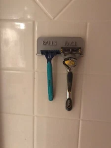 Mirror razor holder “Balls Face” Organizer - Picture 1 of 4