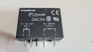 CROUZET - OAC5A - SOLID STATE RELAY 3.0-8 VDC INPUT 3A-280VAC OUTPUT - Picture 1 of 3