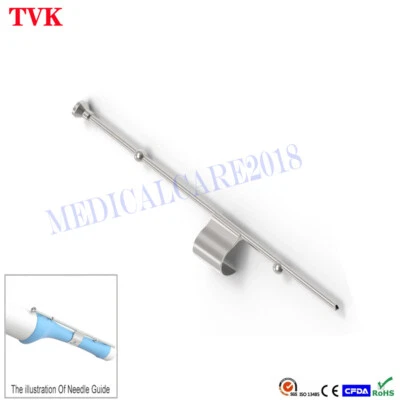 GE RIC5-9-D, RIC5-9H Stainless Steel Biopsy Needle Guide, Warranty: 12 months - Image 1 of 4