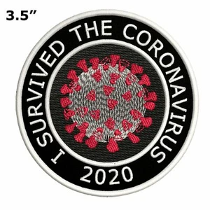 Aplique cosido parche bordado I SOBREVIVIVE 2020 BIOHAZARD Response Team  - Imagen 1 de 10