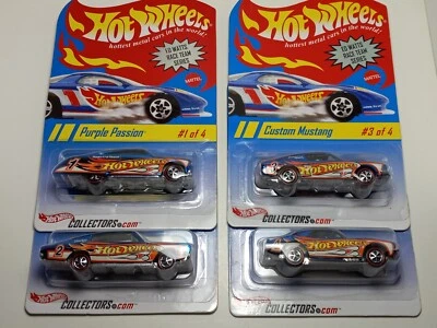 Juego de 4 cargadores Camaro Passion Mustang Hot Wheels Ed Watts Race Team 794/2500 Foto 1 de 4