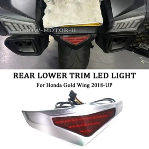 Lower Fender Trim Tail Light Brake Running Lamp For Honda GoldWing 1800 GL1800 - Picture 1 of 9