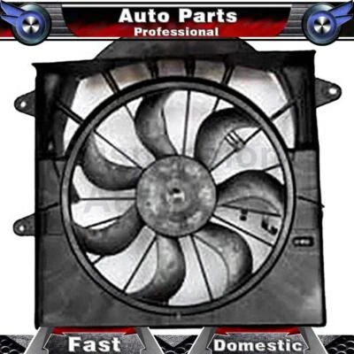 Ventilador de radiador y condensador doble TYC para Jeep Commander_SU 2006 2007 Foto 1 de 3