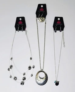 Paparazzi Jewelry / Necklace and Earrings Lot - NEW! Nice!! - Picture 1 of 4