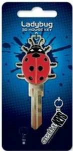 Lady Bug 3D House Key Blank - TE2 Keyway - Ladybug - Escarabajo - Llaves - Coleccionable - Imagen 1 de 1