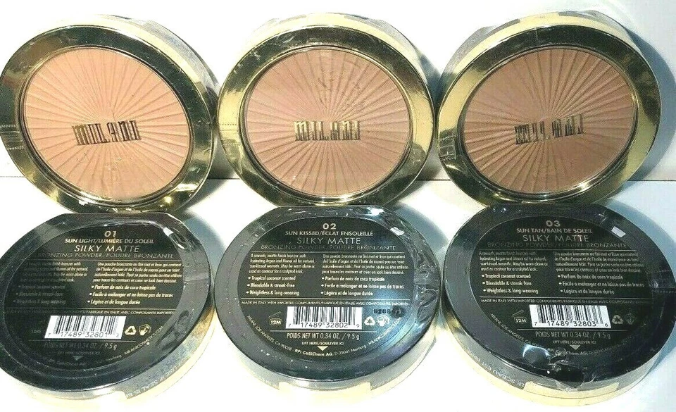 MILANI  SILKY MATTE BRONZING POWDER  !!! CHOOSE COLOR  !!! MADE IN ITALY - Image 1 of 1
