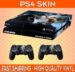 PS4 vinyl Skin Stickers star wars style for Console & 2 controllers - Picture 1 of 1