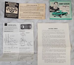 Vintage Slot Car Literature Monogram Model Motoring Racing Hints MINRA 1/24 1/32