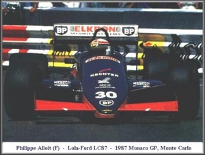 LAURAMODEL F1 LM098 TAMEO KITS Lola LC87 Ford Philippe Alliot GP Monaco 1987 - Picture 1 of 8