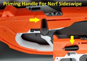 2x Stout Priming Handles Grip for Nerf Rival Sideswipe Blaster Curve Shot - Picture 1 of 8