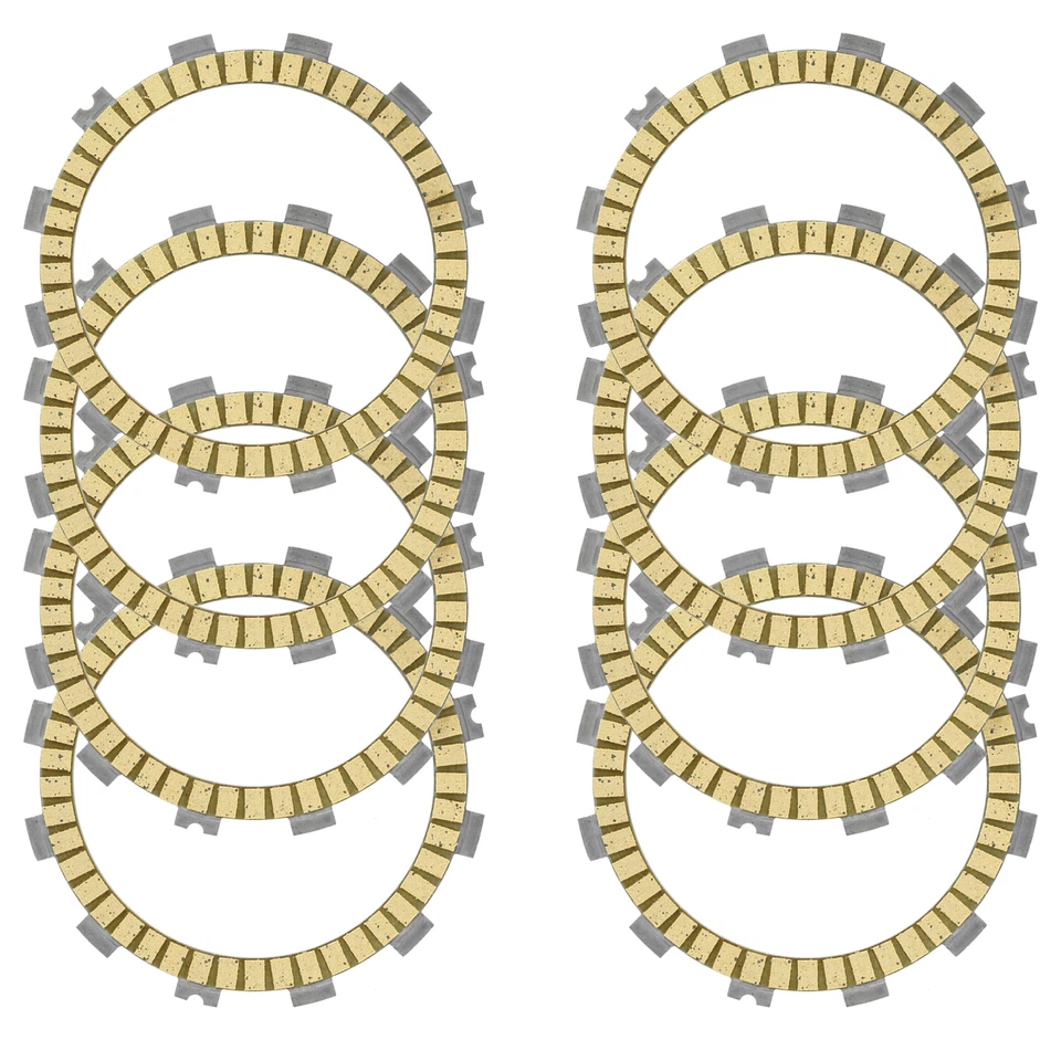 Clutch Friction Plates for Kawasaki Ninja ZX-6R ZX600P ZX600R 2007-2012 Foto 1 de 4