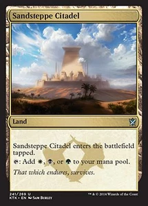 *MRM* FR/VF 4x Sandsteppe Citadel - Citadelle la steppe de sable MTG Khans - Picture 1 of 1