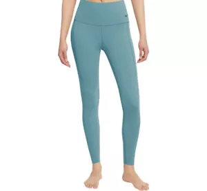 Nike Womens Zenvy High-Waisted 7/8 Leggings Sz S Gentle Support Green DQ6015-362 - Picture 1 of 19
