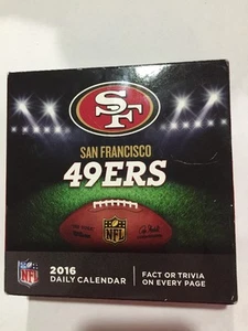 BRANDNEU San Francisco 49ers 2016 Box Kalender - Bild 1 von 4