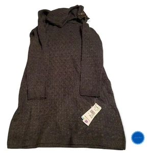 Studio One New York Long Sleeve Sweater Dress with Buckles - Picture 1 of 6