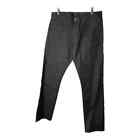 DSTLD BLACK Slim Fit Button-Fly Jeans Men's 33 x 32  New Gift 