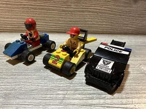LEGO RACE CARS  & DRIVER MINIFIGURES Lot Of 3 LEGO Pieces - Picture 1 of 19
