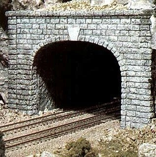 Woodland Scenics 1257 HO Scale Double-Track Tunnel Portal -- Cut Stone - Image 1 of 1