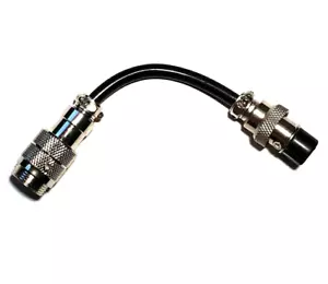 Adattatore 4 pin ASTATIC/COBRA/YAESU MIC a 8 pin KENWOOD/ELECRAFT TRX HS-84S - Foto 1 di 5