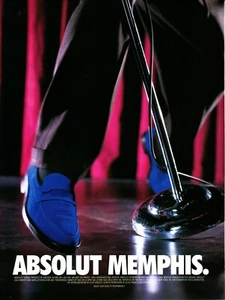 ABSOLUT MEMPHIS VODKA AD 1999 VERY RARE OUT OF PRINT - Picture 1 of 2