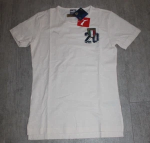 Puma Italia Camiseta de Hombre Blanco Crema TALLA S NUEVO CON ETIQUETA - Imagen 1 de 4