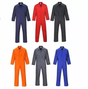 Portwest C813 Liverpool Lightweight Safety Coverall 2 Way Zipper - Picture 1 of 15