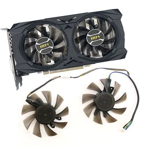 Ventilateur refroidissement carte graphique de remplacement pour carte graphique ASL RTX2060 2070 6Go - Photo 1/5