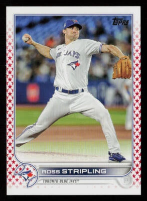 Ross Stripling 2022 Topps Update Independence Day #US148 /76 Toronto Blue Jays - Image 1 of 2