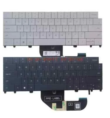 Teclado retroiluminado blanco/negro 1 pieza para XPS 13 Plus 9320 EE. UU.  Foto 1 de 4