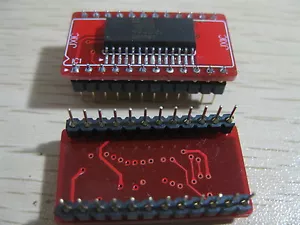 1 X AD1865R SOIC28 TO DIP24 Complete Dual 18-Bit 16 x Fs Audio DAC AD1865N - Picture 1 of 4
