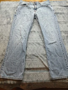 Jeans Levi's Corte Bota Baja 32 X 30 Azul Auténticos Firma Cobre Remaches Vaquero - Imagen 1 de 12