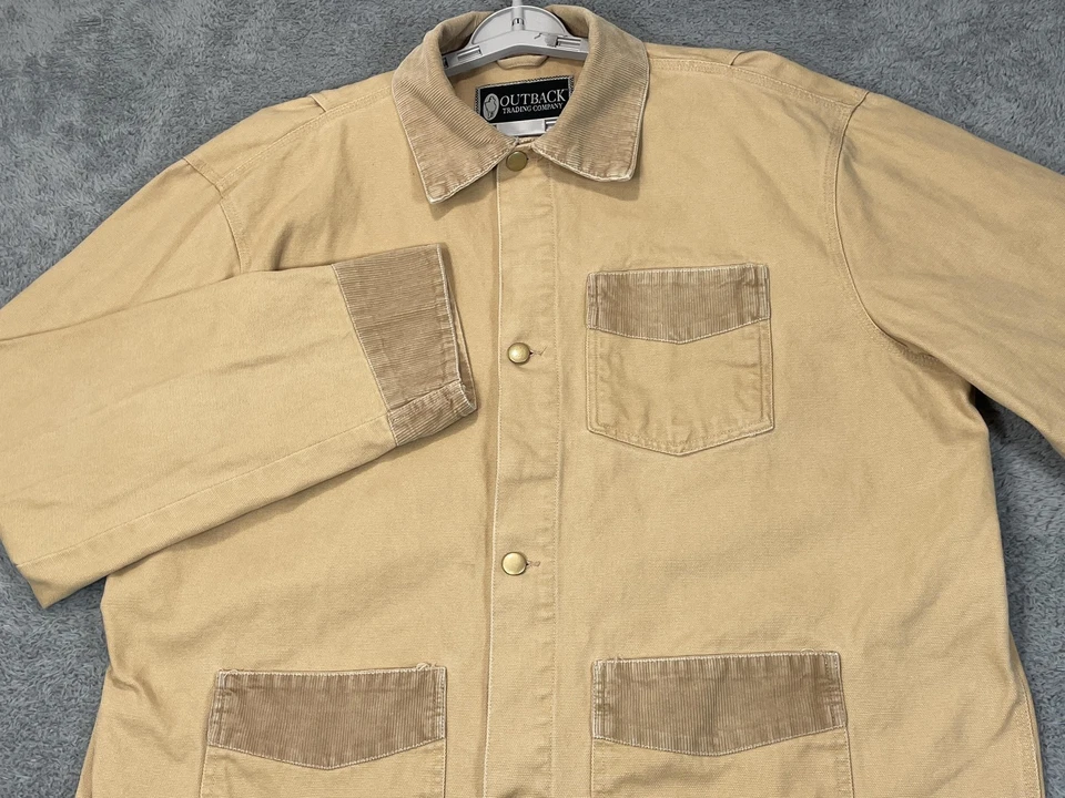 Outback Trading Company Jacket Mens XL Tall Tan Cowboy Brush Chore Coat 6509 - Image 1 of 4