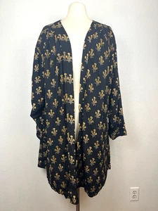 Cárdigan We Be Bop Mujer 3X Reversible Cuentas Profesional Oficina - Imagen 1 de 6