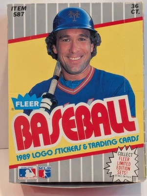 1989 FLEER BASEBALL WAX BOX NEW KEN GRIFFY JR, LOTS OF STARs POSSIBLE - Image 1 of 4