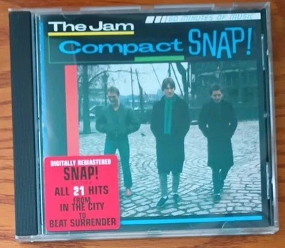THE JAM Compact Snap CD GERMAN IMPORT  21 songs PAUL WELLER   HYPE STICKER - Image 1 of 3