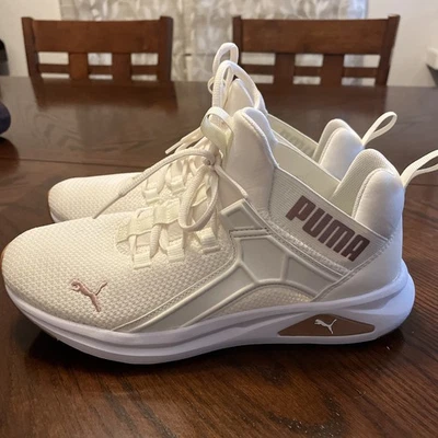 Zapatillas deportivas blancas para correr PUMA Enzo 2 Revamp para mujer talla 8 1/2 nuevas sin caja Foto 1 de 4