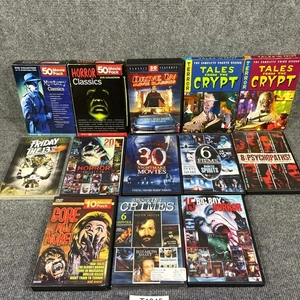 Horror DVD Lot 50 Movie Packs Tales From The Crypt 30 Nightmare Gore Crimes - Imagen 1 de 14