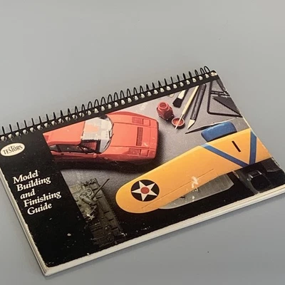 Vintage Testors Model Building and Finishing Guide 1980s Spiral Bound Foto 1 de 4