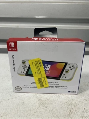Hori Split Pad Compact Controller for Nintendo Switch  - Light Gray & Yellow - Image 1 of 4